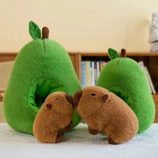 Capybara with Avocado House